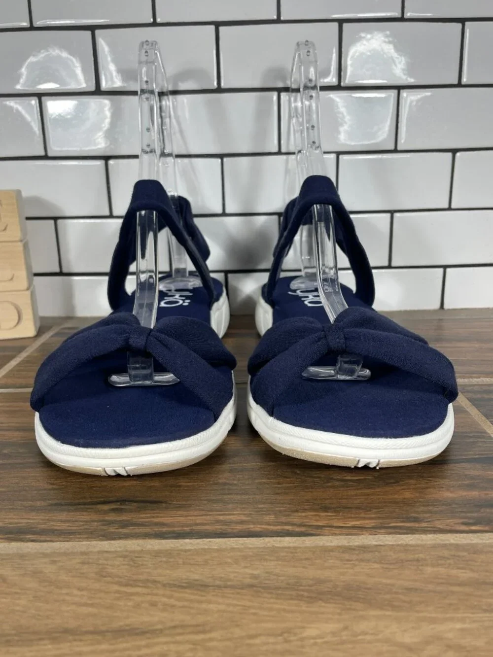 Ryka Mallorie Shoes Womens Size 11 Wide Blue Lightweight Strappy Sandals_2